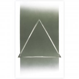 Traversée #04, 2019Vinylique sur papier marouflé sur aluminium, 60 x 95 cm 