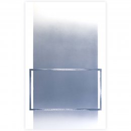 Traversée #06, 2019Vinylique sur papier marouflé sur aluminium, 60 x 95 cm 